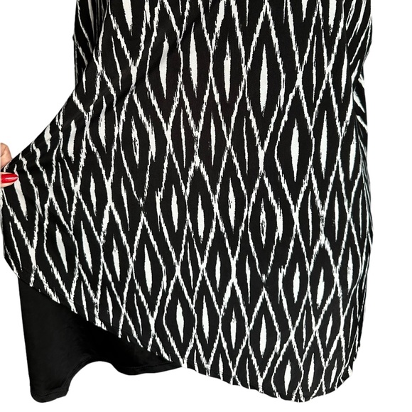 NWD New Woman Design Black & White Sleeveless Top Size2X - Picture 6 of 17